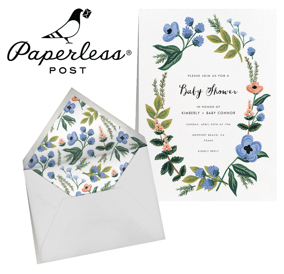 paperless post baby shower invitation